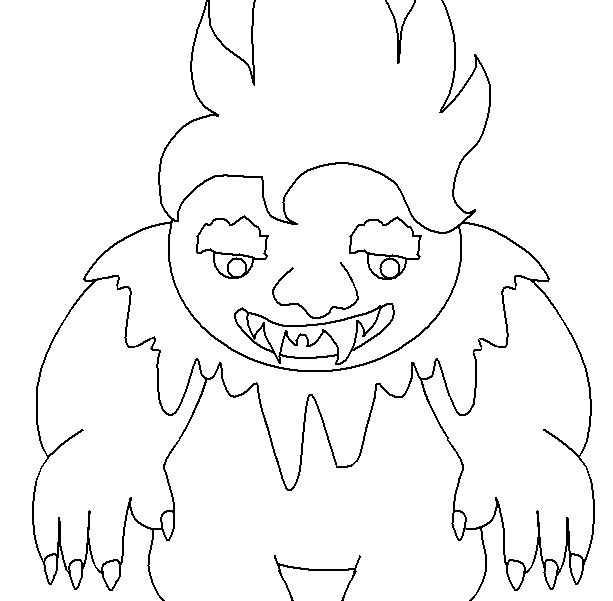 Trolls Coloring Page