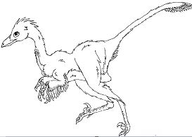 Troodon Dinosaur Coloring Page