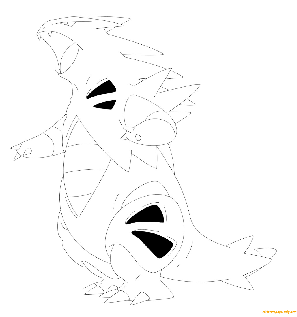 Tyranitar aus Pokemon-Charakteren