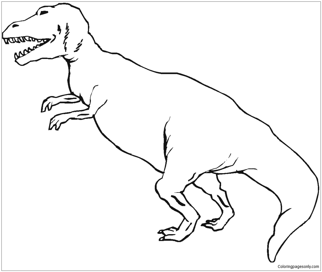 Tyrannosaurus 3 Coloring Page