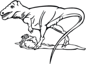 Tyrannosaurus 4 Coloring Pages