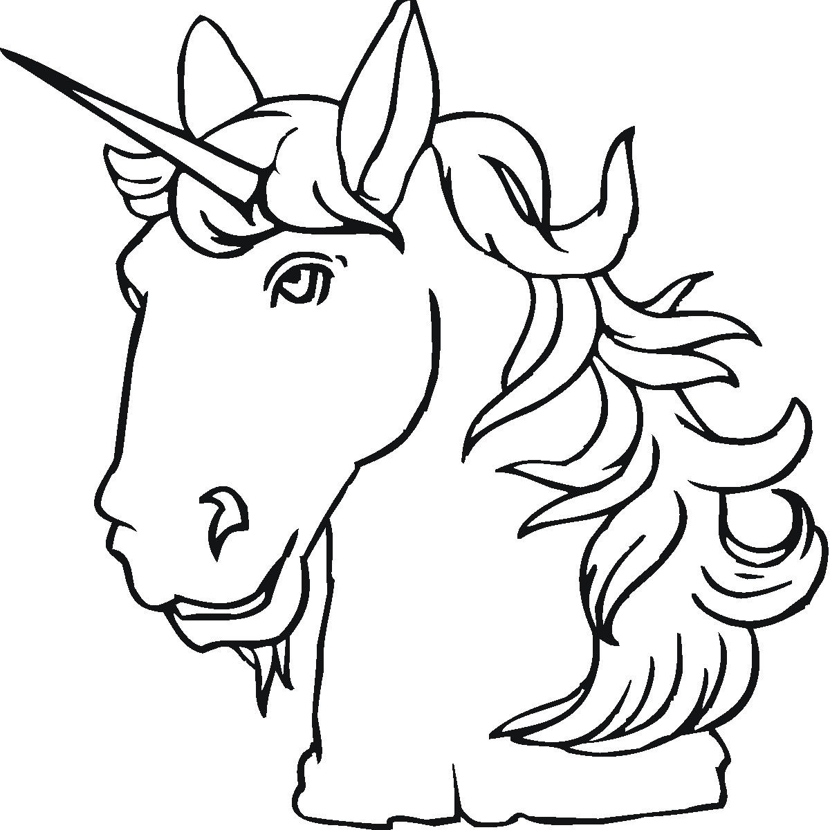 Unicorn and Girl Coloring Page - Free Coloring Pages Online