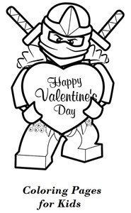 Valentines Day For Kids Coloring Pages