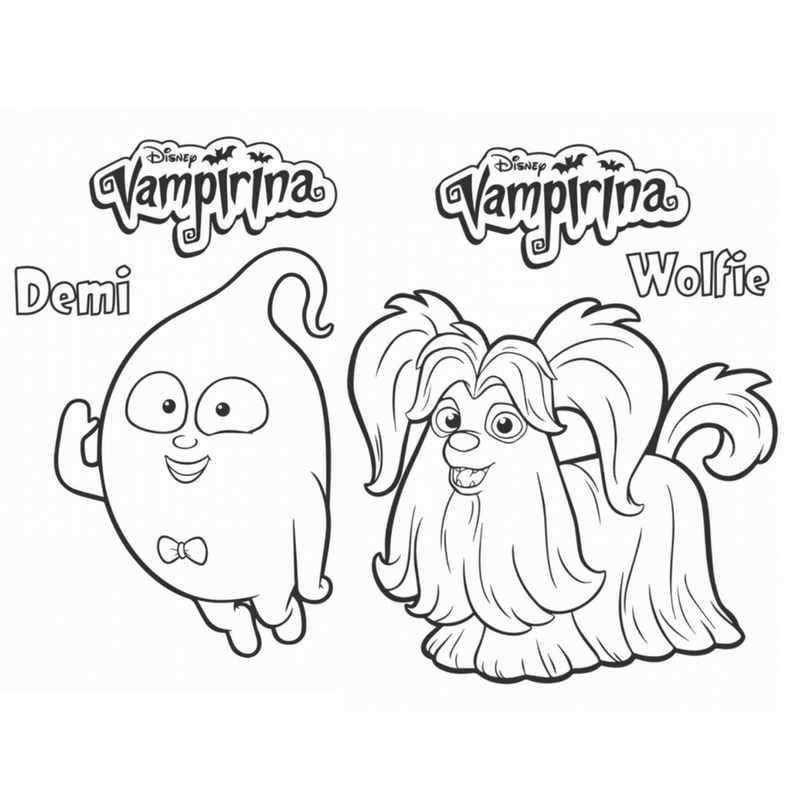 Vampirina e Wolfie from Vampirina