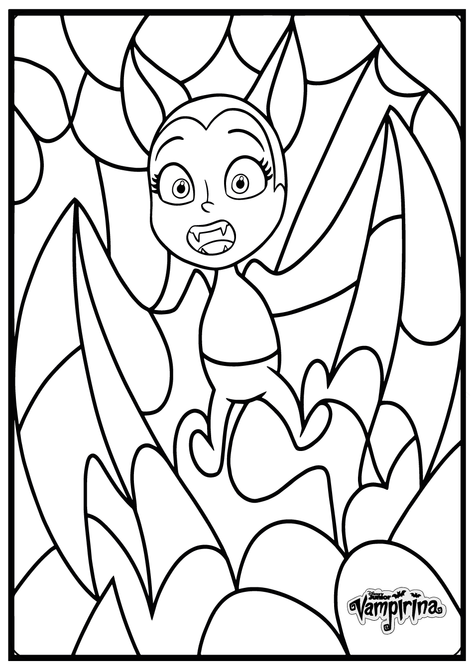 Surprise Vampirina Coloring Pages
