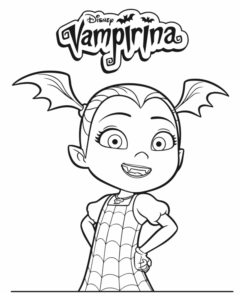 Printable New Vampirina Coloring Pages