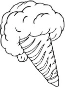 Vanilla Ice Cream Coloring Pages