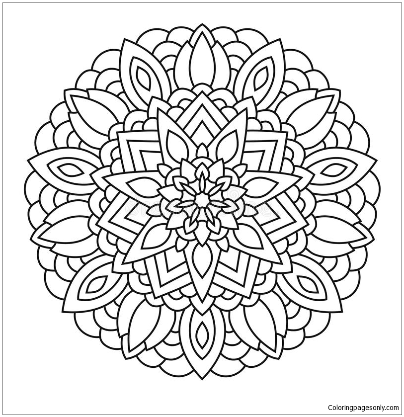 Vector Mandala from Mandala