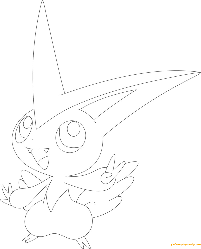 Victini-Pokémon von Pokemon-Charakteren