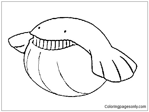 Wailmer Pokemon Coloring Pages - Cartoons Coloring Pages - Coloring