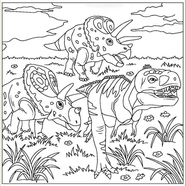Walk around Coloring Pages