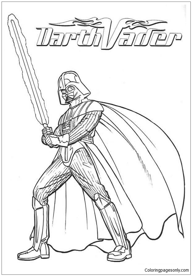 Download War Armor Of Darth Vader Coloring Page - Free Coloring Pages Online