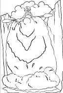 Waterfall 5 Coloring Page