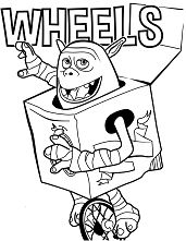 Wheels Coloring Pages