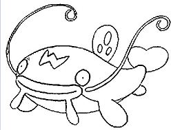 Whiscash From Pokemon Coloring Page