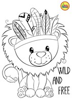 Wild And Free Coloring Pages