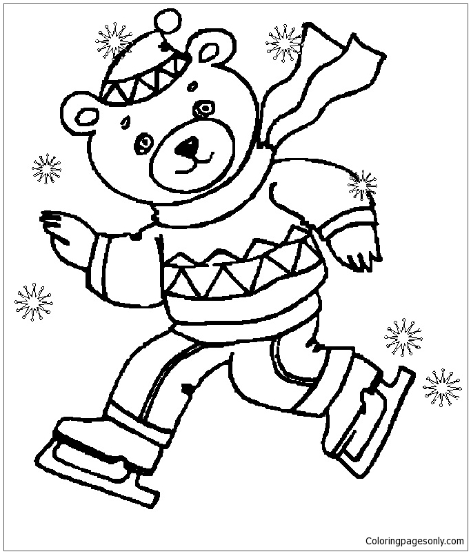 Winter Wonderland Coloring Pages - Nature & Seasons ...