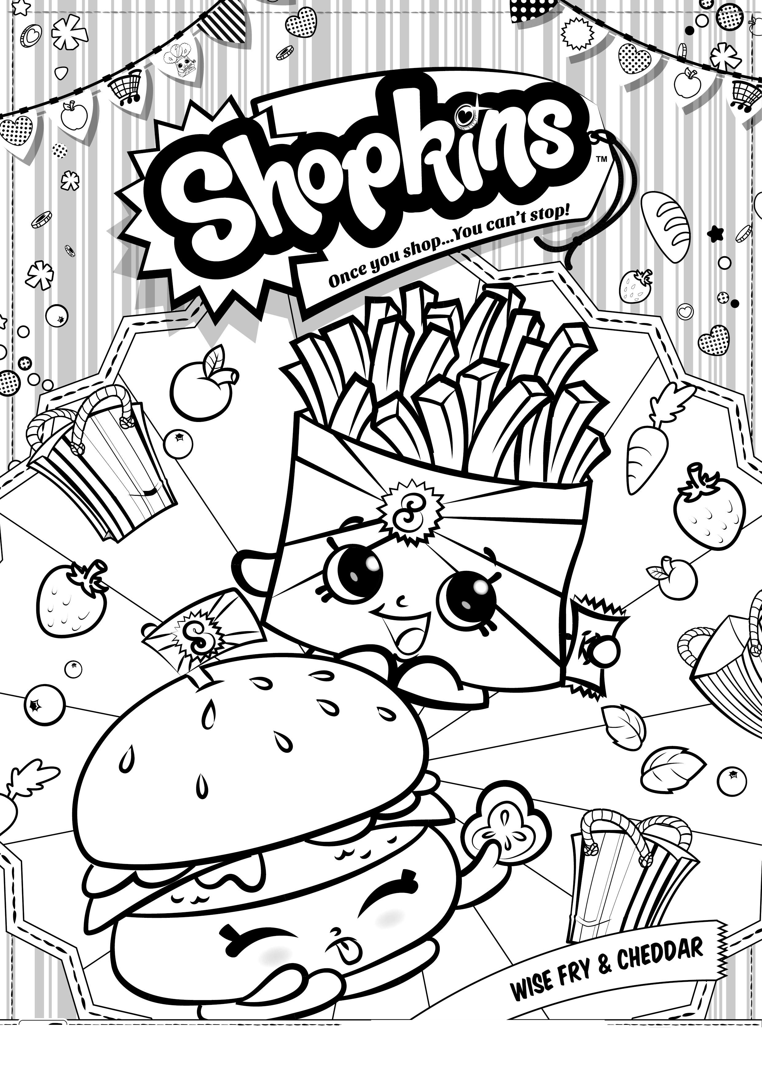 Shopkins Coloring Pages Coloring Pages For Kids And Adults