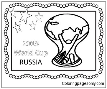 Чемпионат мира по футболу 2018 года в России из логотипа чемпионата мира
