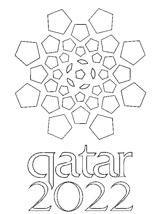 Раскраска Чемпионат мира по футболу в Катаре 2022