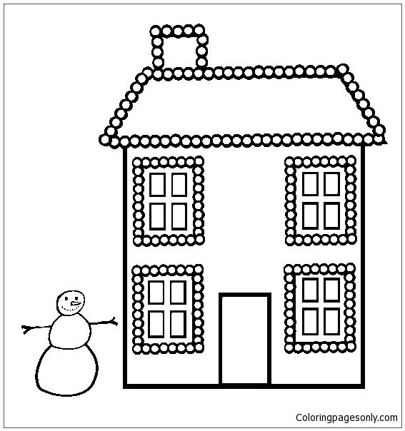 Xmas Lights Coloring Pages - Christmas Coloring Pages - Coloring Pages