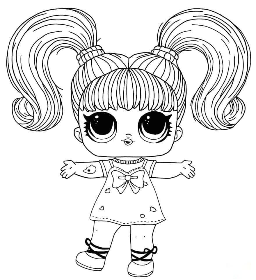 Lol Suprise Doll Yanggirl Coloring Pages
