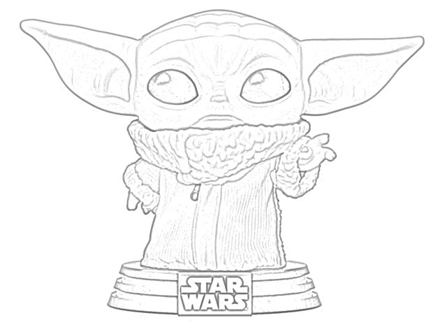 Yoda Trophy Coloring Pages
