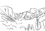 Yosemite Coloring Pages