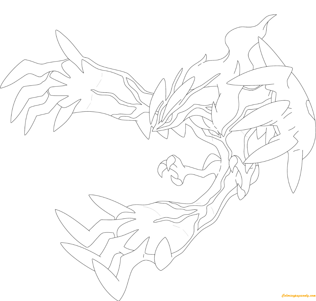 Yveltal Pokemon Coloring Pages Cartoons Coloring Pages Free Printable Coloring Pages Online