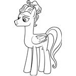 Zephyr Breeze from My Little Pony Coloring Pages