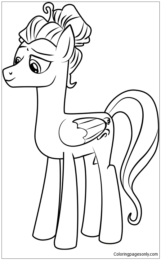 Zephyr Breeze from My Little Pony Coloring Pages