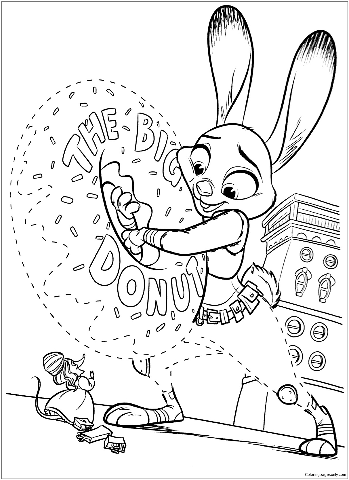 Zootopia   image 20 Coloring Pages   Cartoons Coloring Pages ...