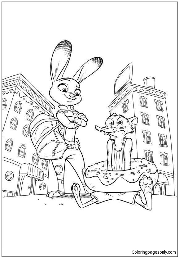Zootopia 4 Coloring Pages