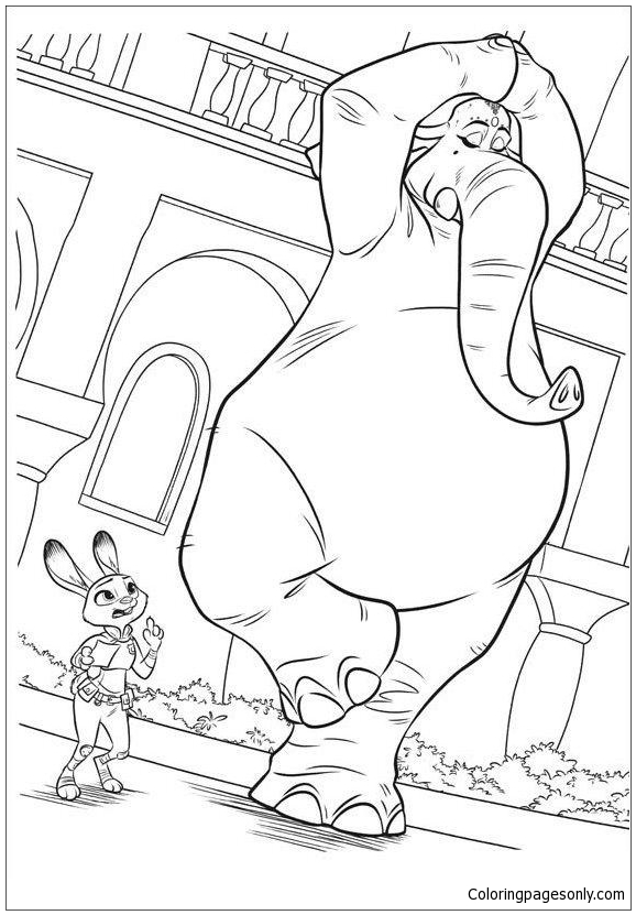 Zootopia 09 Coloring Pages