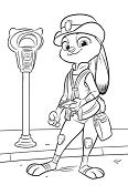 Zootopia 5 Coloring Page