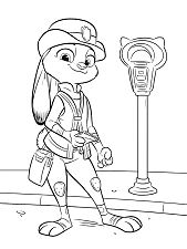 Zootopia 8 Coloring Page