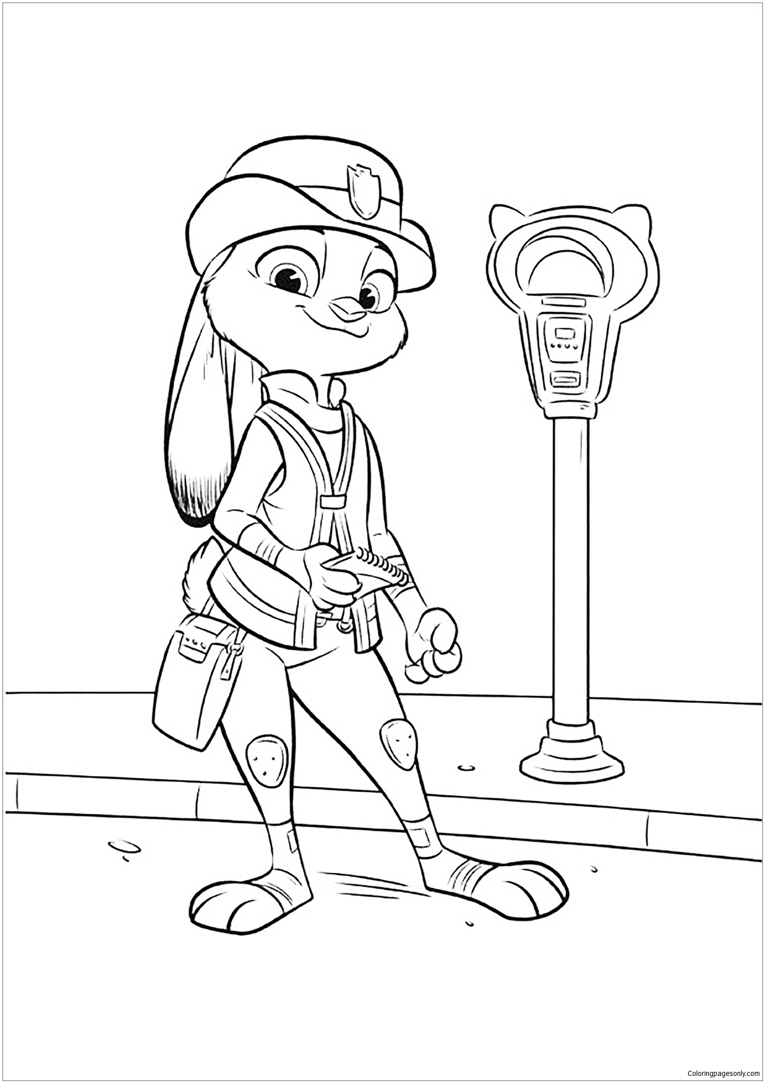 Download Zootopia 8 Coloring Page - Free Coloring Pages Online