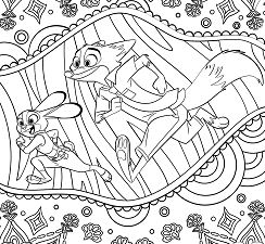 Zootopia For Adults Coloring Pages