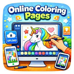 Online Coloring Pages Featured Image