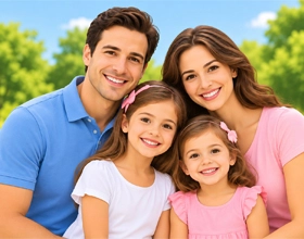 Original family photo before conversion