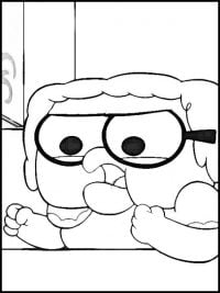 The old Grandma from Big City Greens Coloring Page