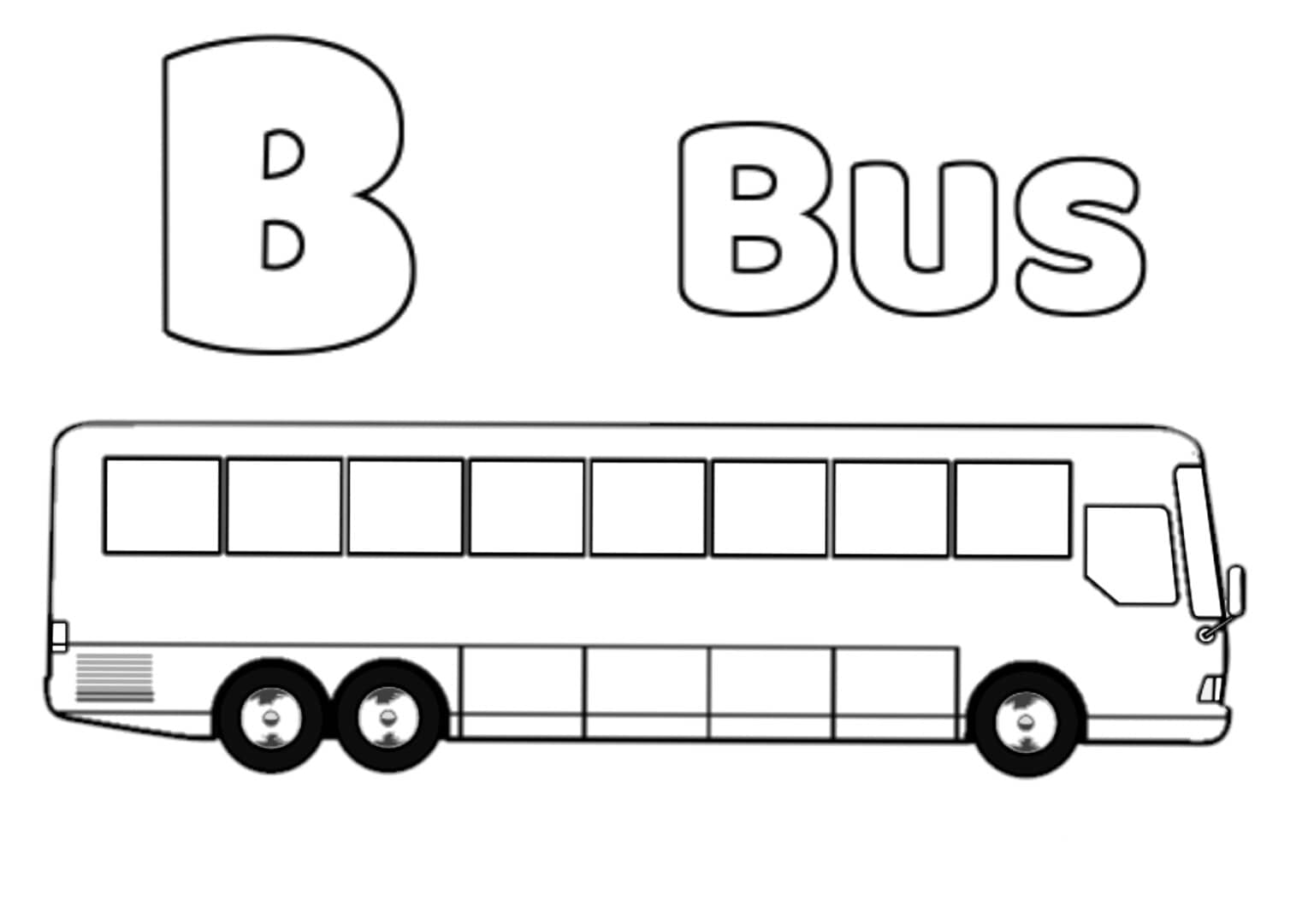 Collection Of School Bus Coloring Pages For Preschoolers Coloring 