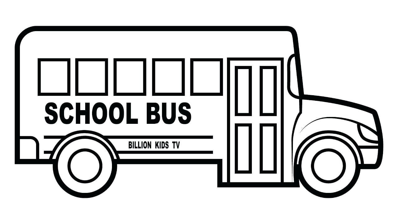 Collection Of School Bus Coloring Pages For Preschoolers Coloring 