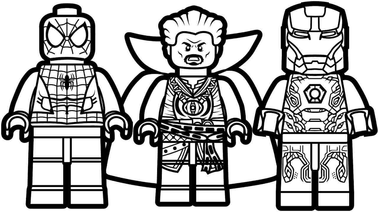 Malvorlagen Lego Marvel