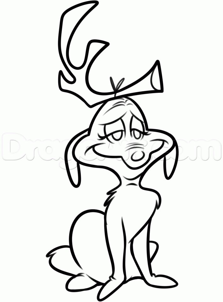 Max From Grinch Coloring Pages - Coloring Pages