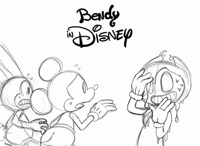 Bendy e Mickey Mouse de Bendy