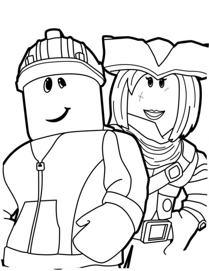 Roblox Builderman Coloring Pages - 2 Free Coloring Sheets (2021