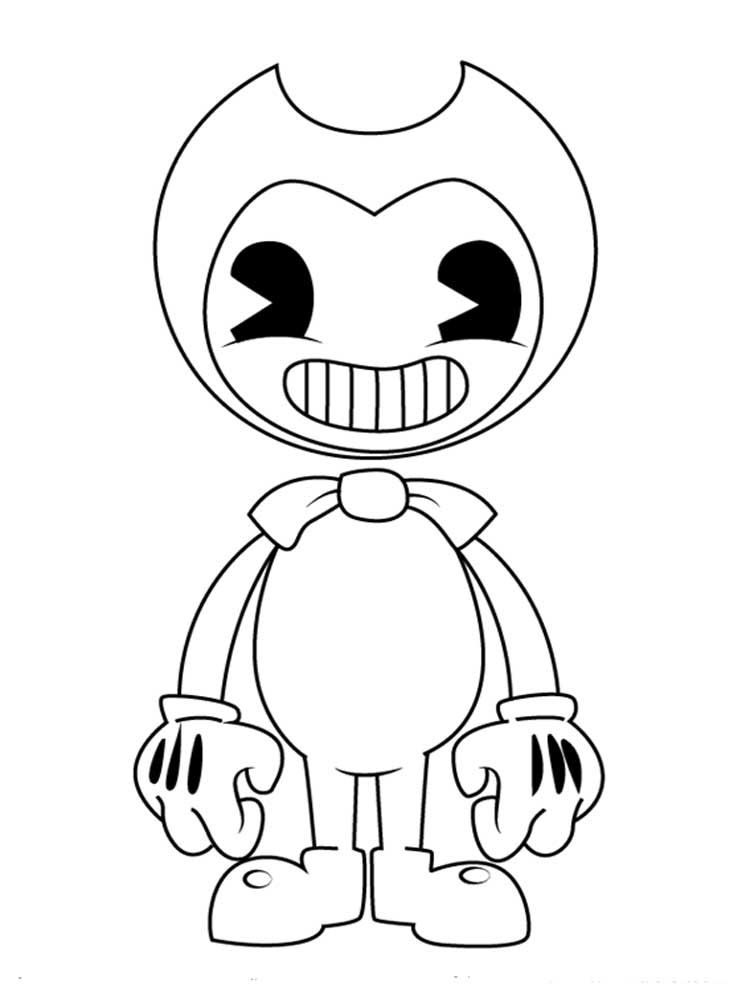 Bendy is very mischievous and cheerful from Bendy