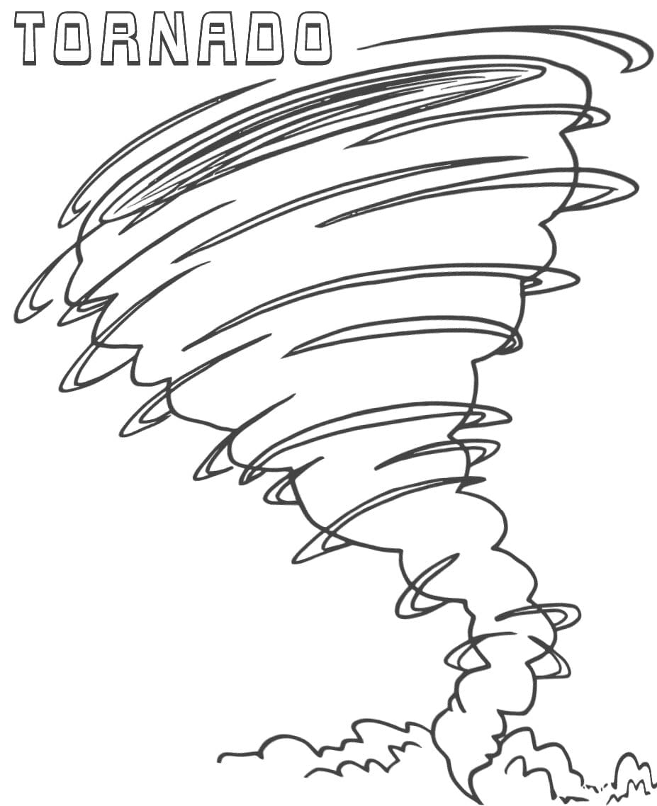 Things Kids Need To Know About Tornadoes Coloring Article - Coloring