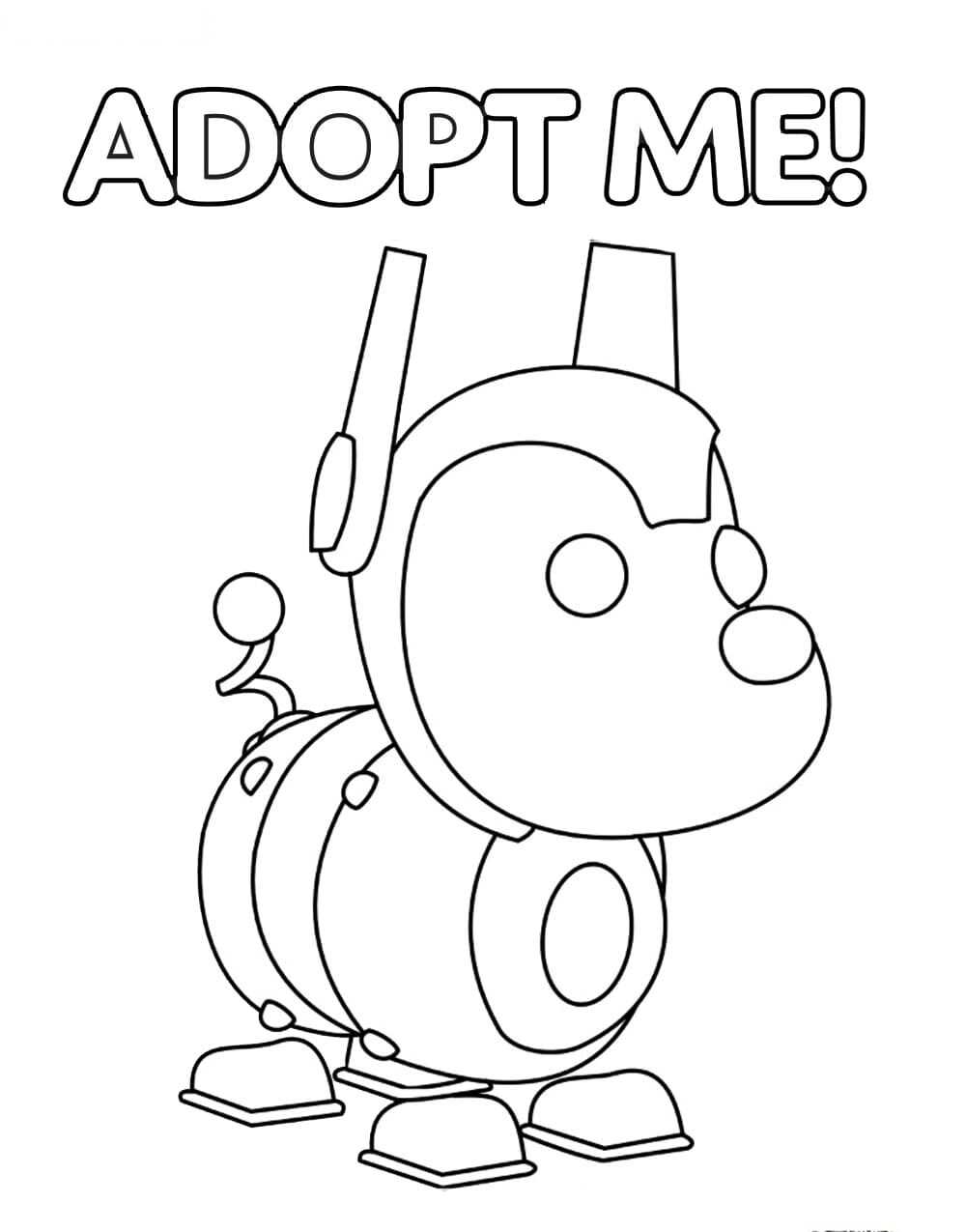 الكلب الميكانيكي المسمى Robo Dog من Adopt me from Adopt me